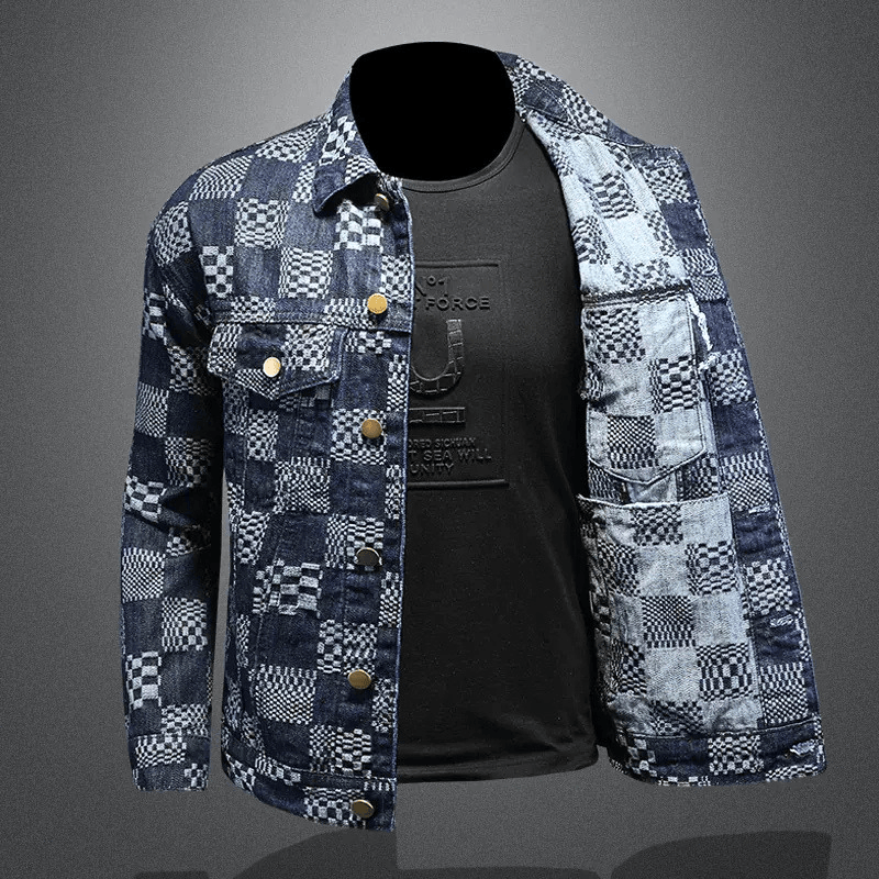 Westbridge Patchwork Denim Jacket