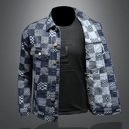 Westbridge Patchwork Denim Jacket