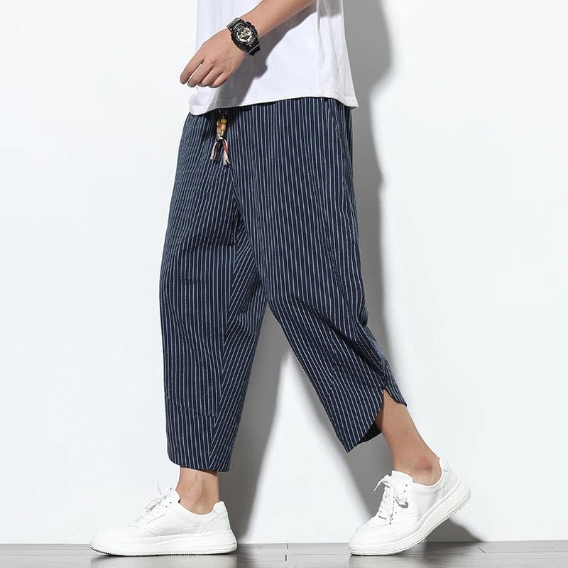 Tyler Cropped Linen Pants