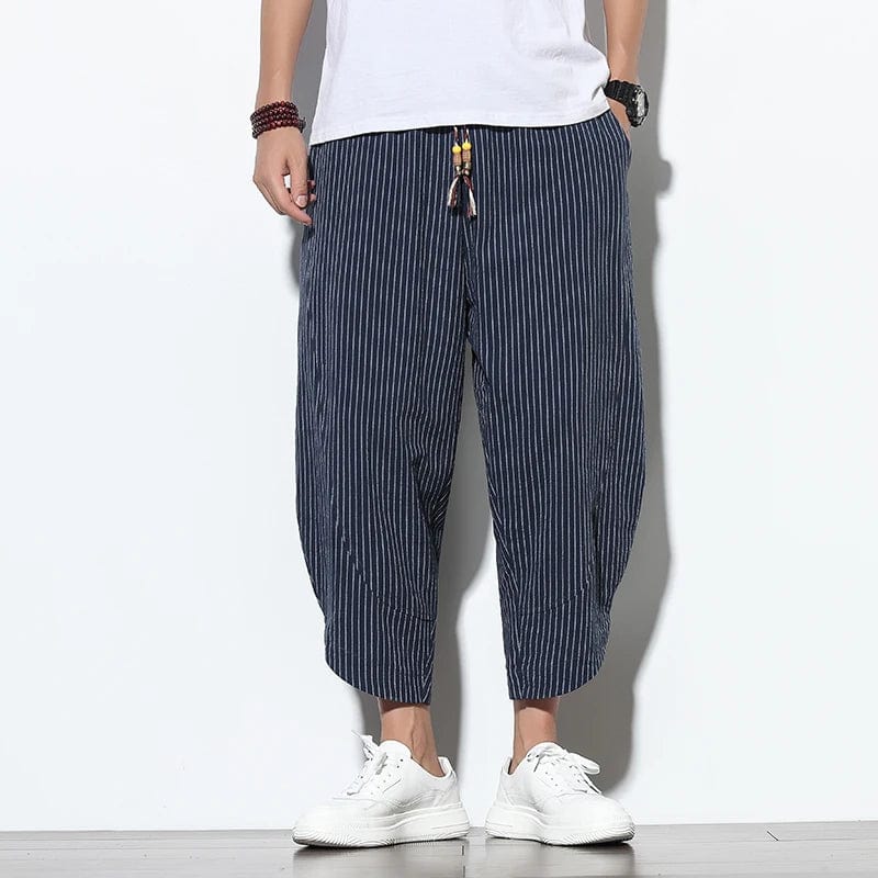 Tyler Cropped Linen Pants