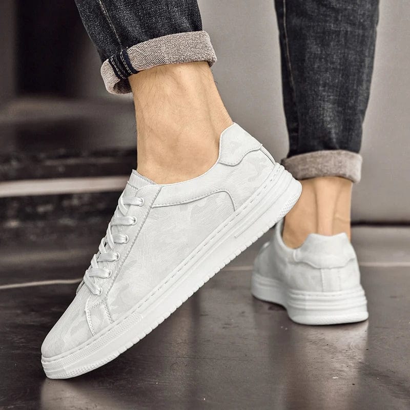 Low-Top Leather Sneakers