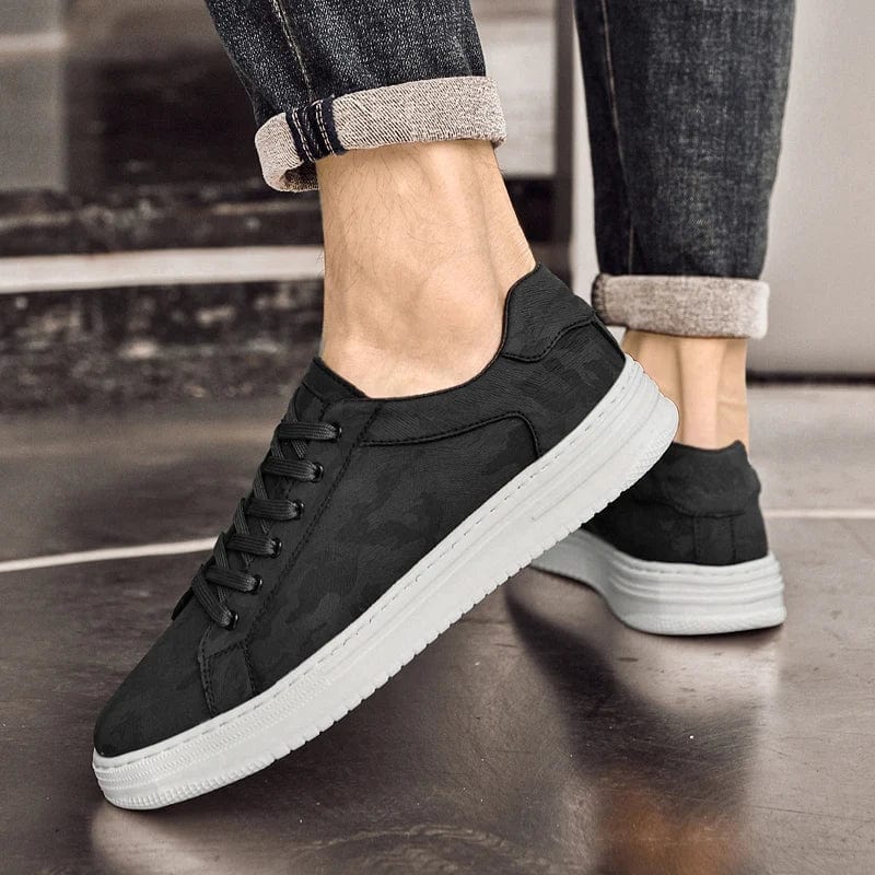 Low-Top Leather Sneakers