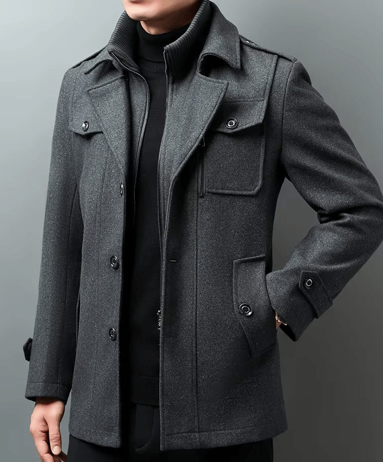 Carter Wool Peacoat