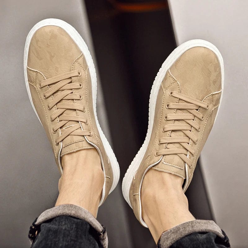 Low-Top Leather Sneakers
