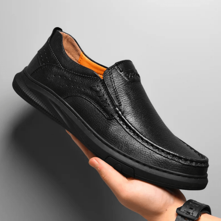 Rafael Genuine Leather Slip-on Shoes