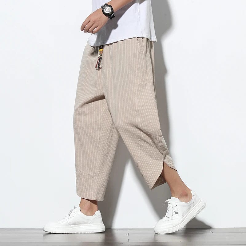 Tyler Cropped Linen Pants