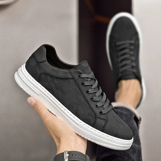 Low-Top Leather Sneakers